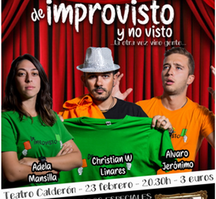 El teatro de improvisación inaugura nueva temporada en el Calderón con la vuelta del espectáculo ‘De improvisto y no visto’